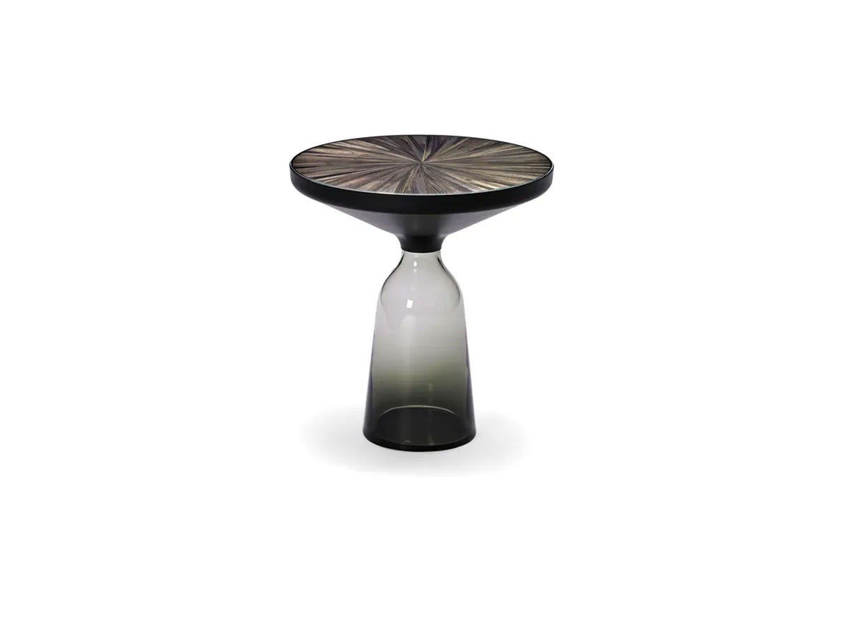 ClassiCon Bell Side Table Straw Marquetry