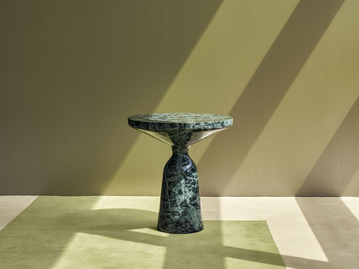 ClassiCon Bell Bedside Table Marble Outandindoor