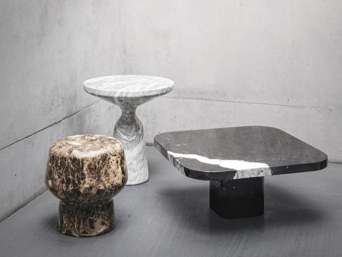 ClassiCon Corker No 1 Stool Side Table Marble
