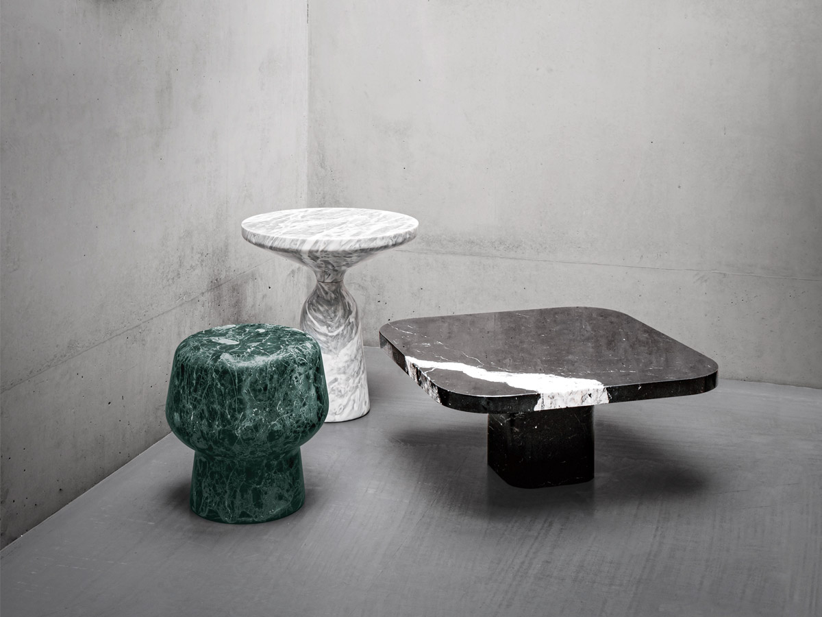 ClassiCon Corker No 1 Stool Side Table Marble