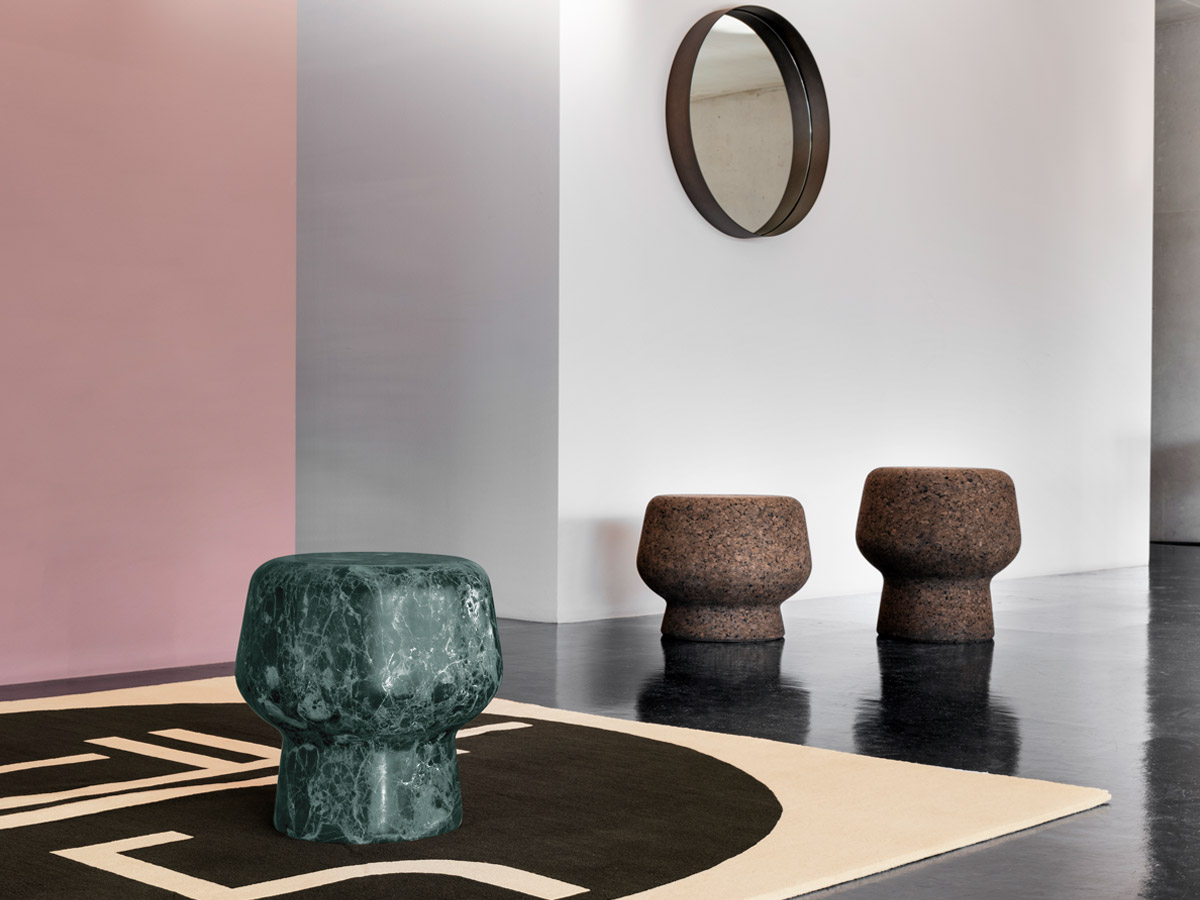 ClassiCon Corker No 1 Stool Side Table Marble