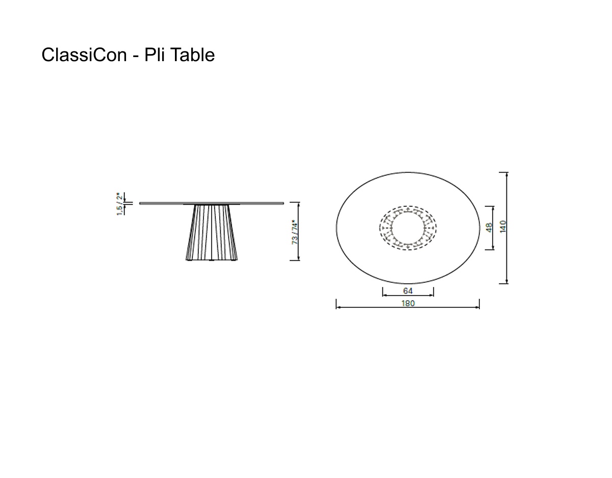 ClassiCon Pli Table