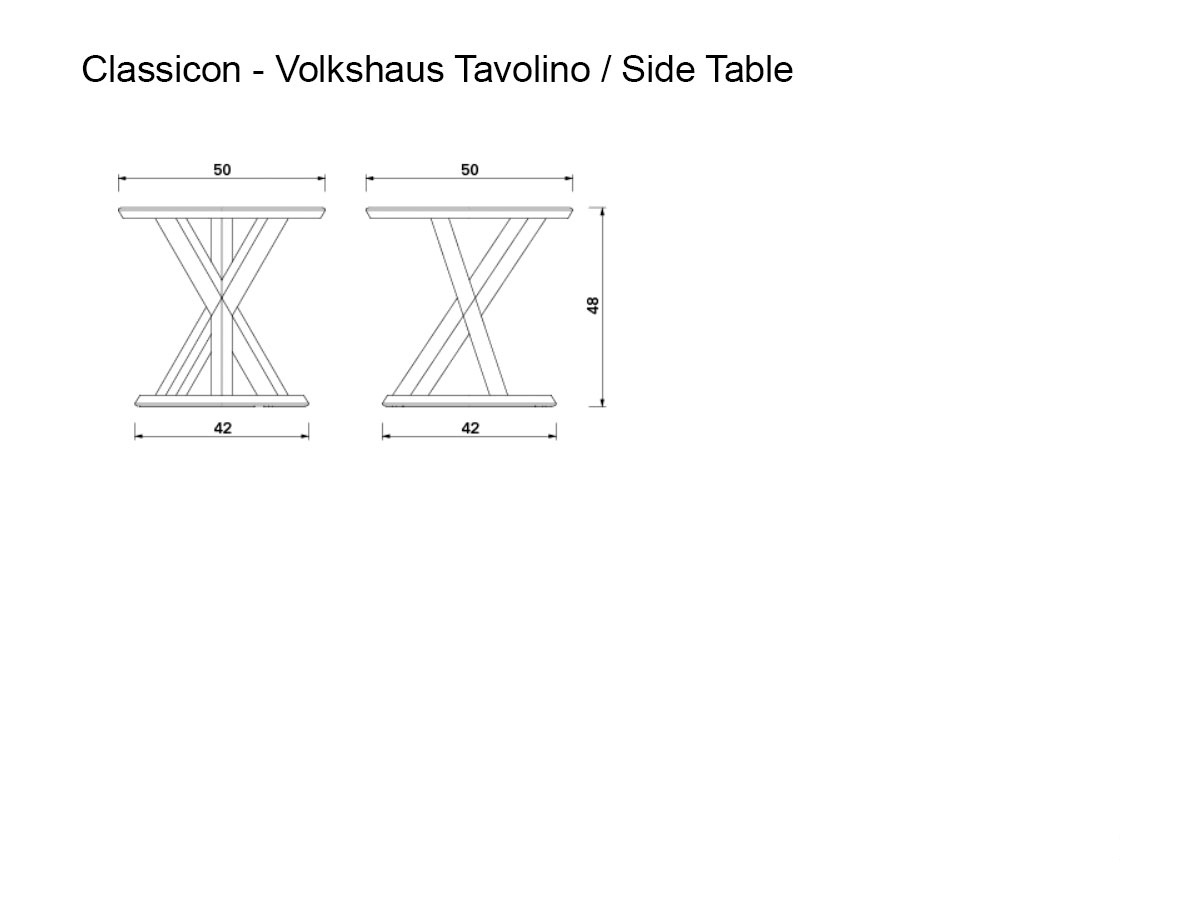 ClassiCon Volkshaus Side Table