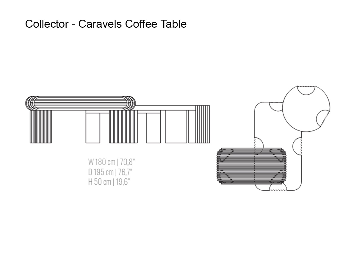 Журнальный столик Collector Caravels