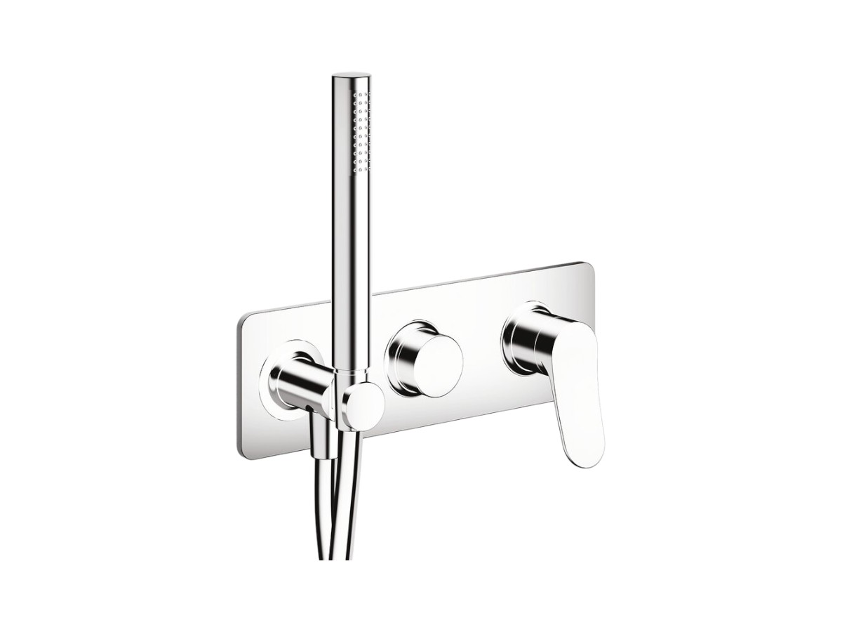 CRISTINA Rubinetterie Botte Cribt602 Wall Mounted Bath And Shower Mixer Set
