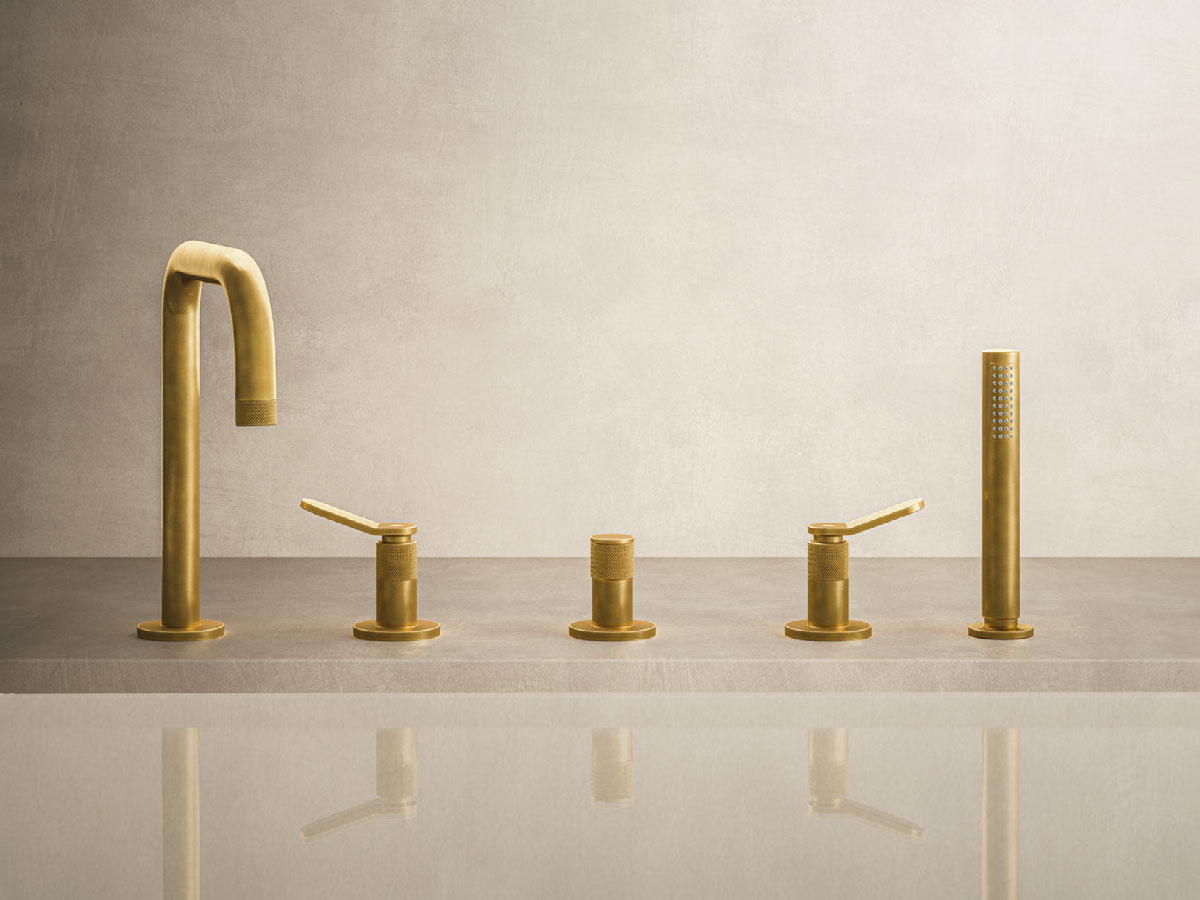CRISTINA Rubinetterie East Side Deck Mounted Bathtub Mixer