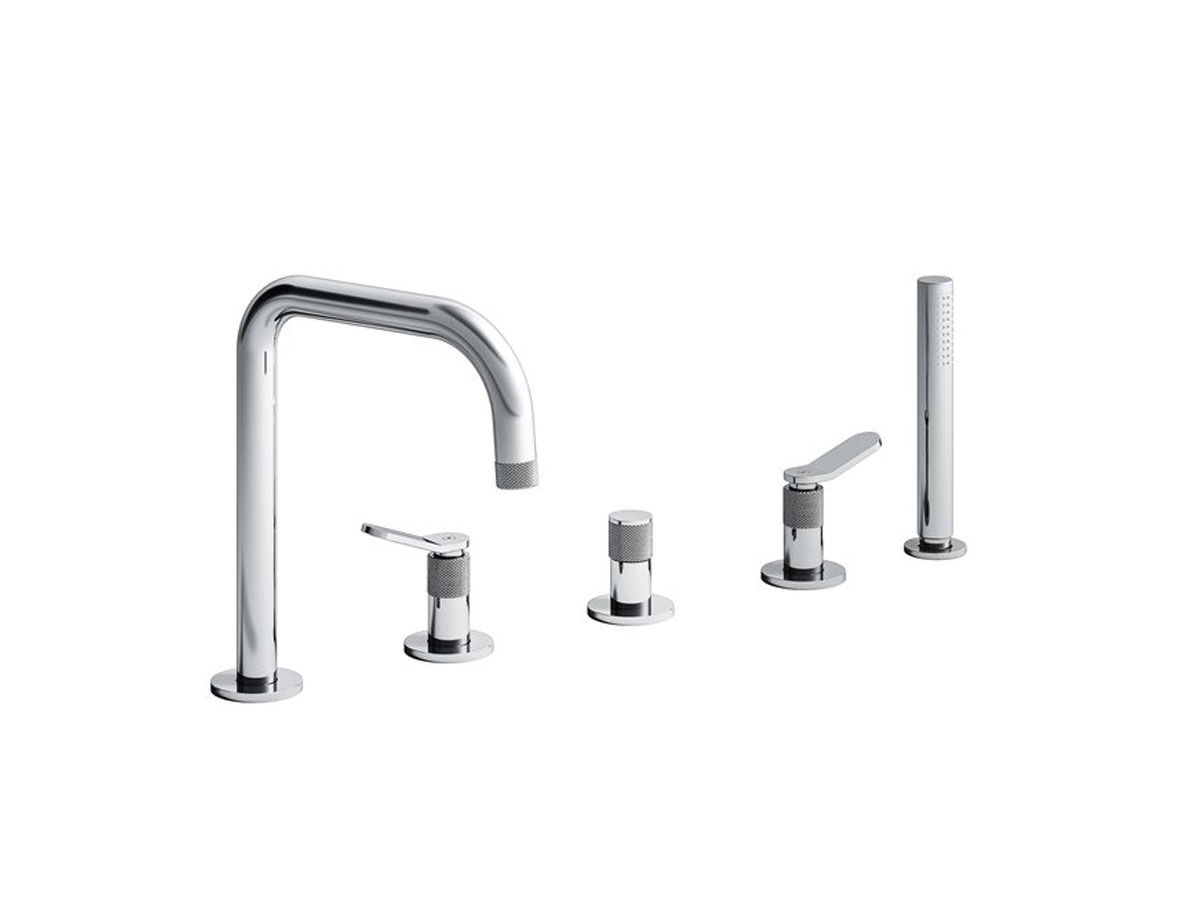 CRISTINA Rubinetterie East Side Deck Mounted Bathtub Mixer