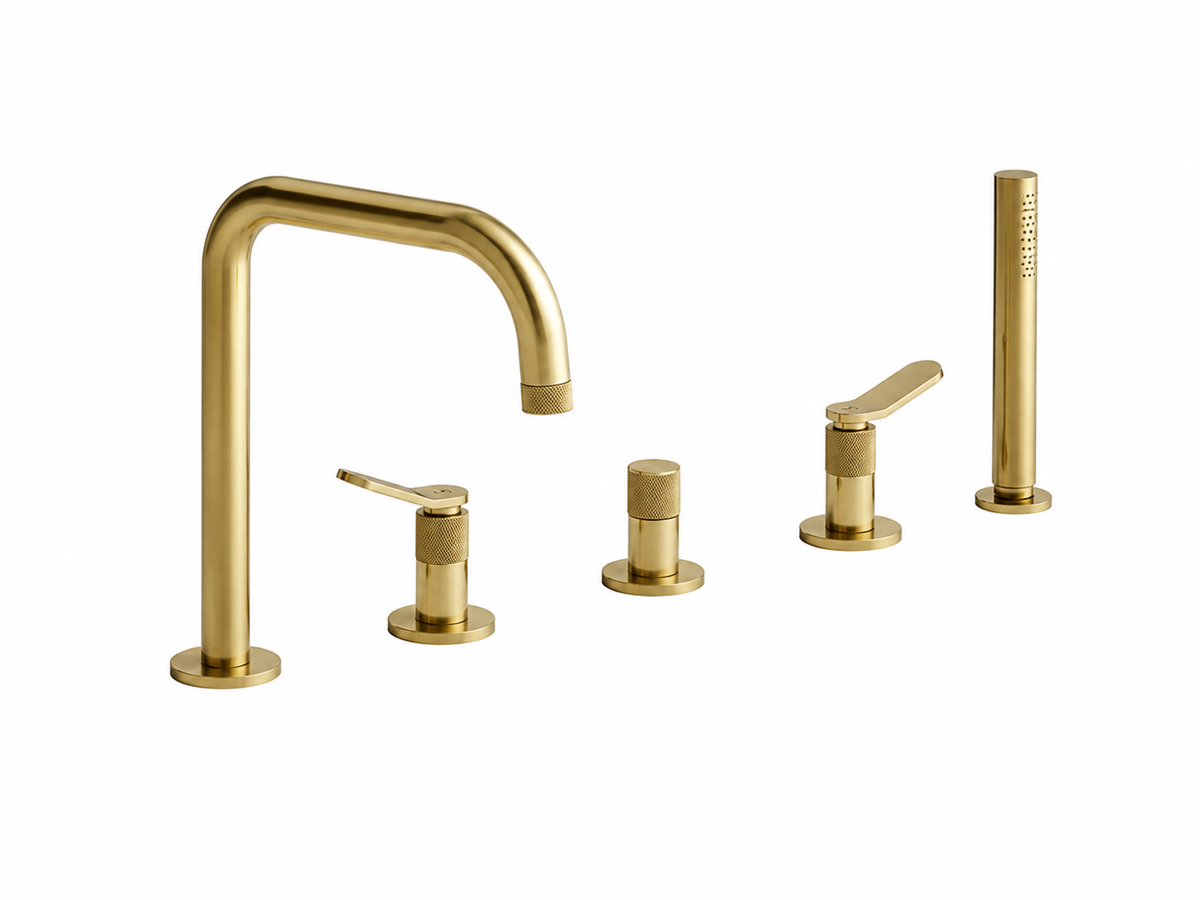 CRISTINA Rubinetterie East Side Deck Mounted Bathtub Mixer 96p