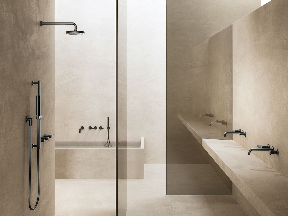 CRISTINA Rubinetterie East Side Wall Mounted Shower Set