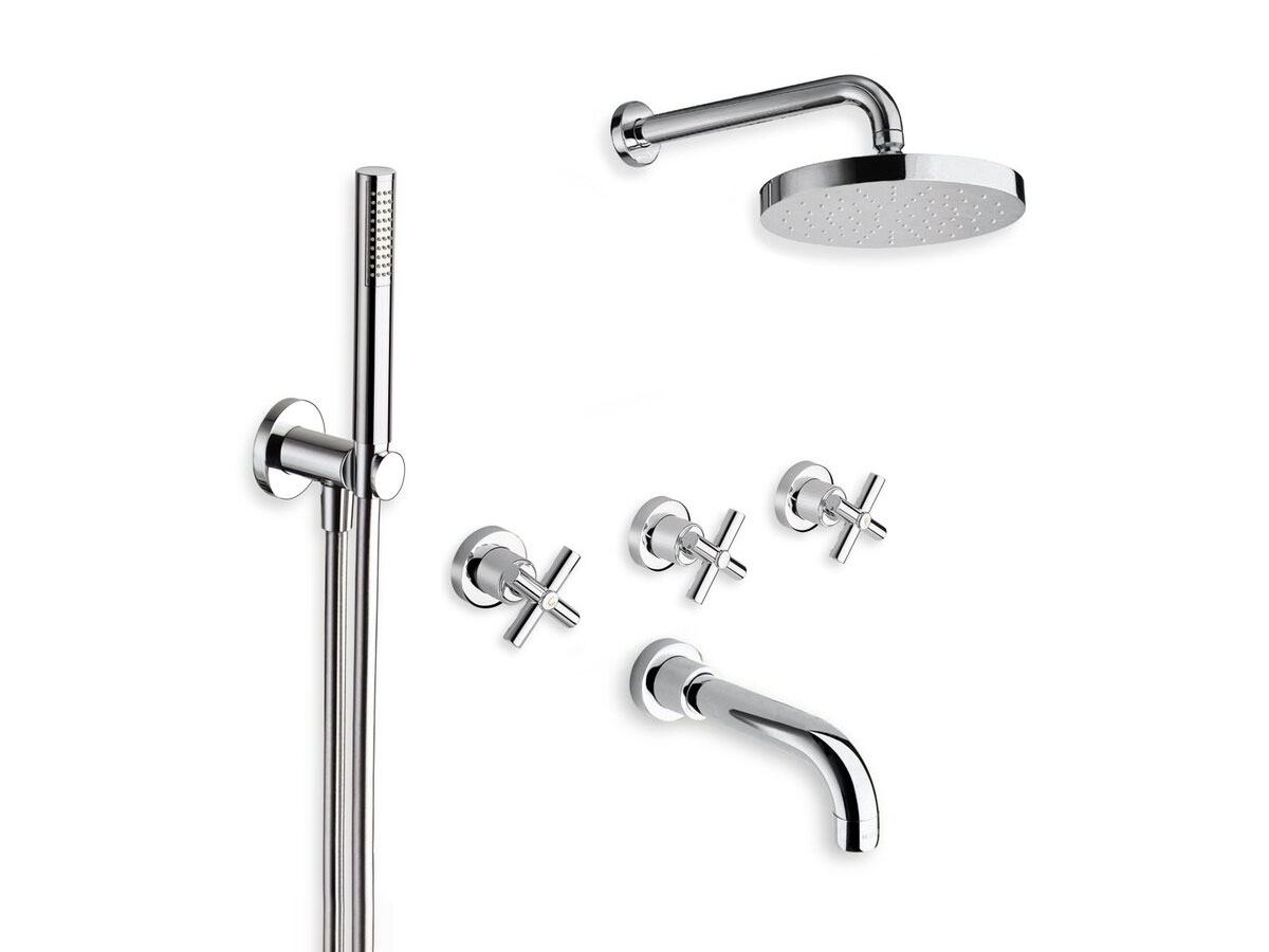 CRISTINA Rubinetterie Exclusive Wall Mounted Bathtub Mixer