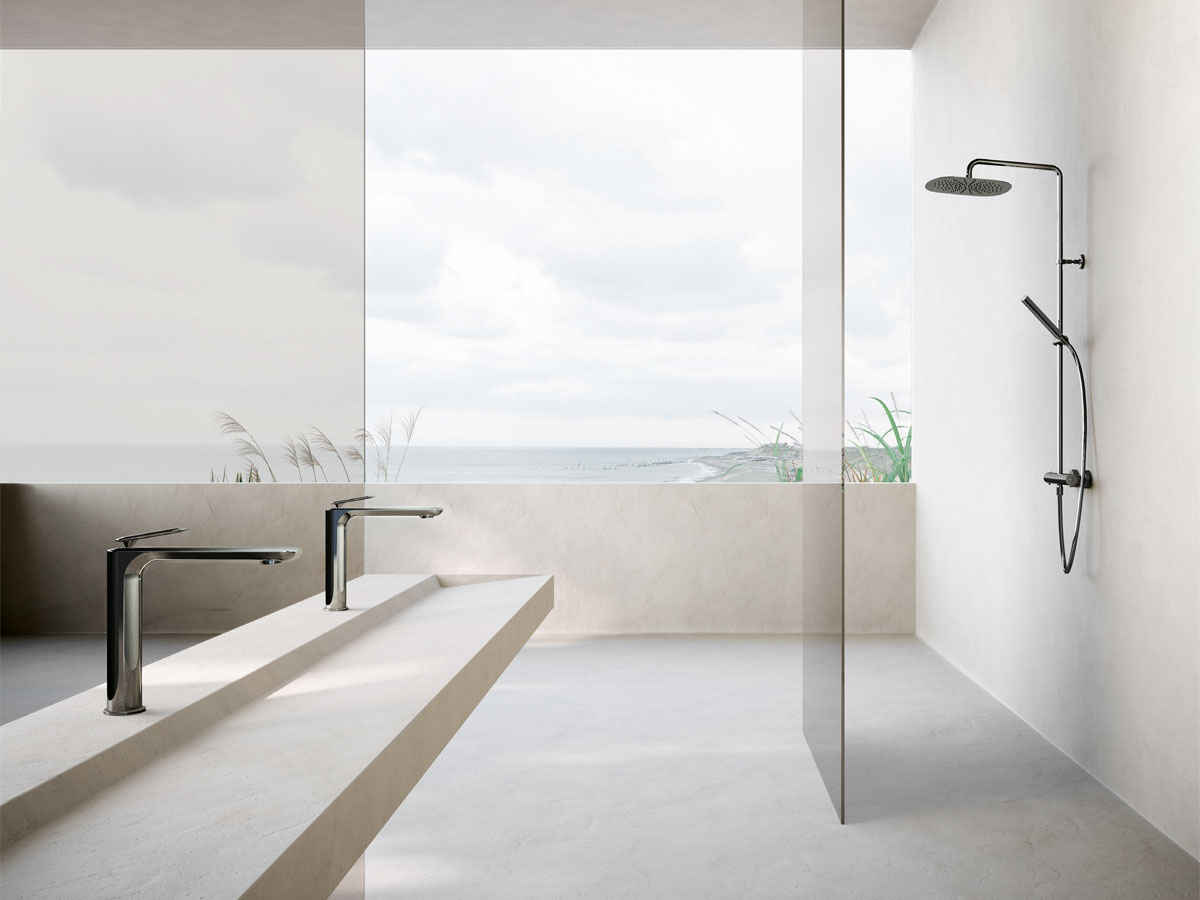 CRISTINA Rubinetterie Foil Thermostatic Shower Column