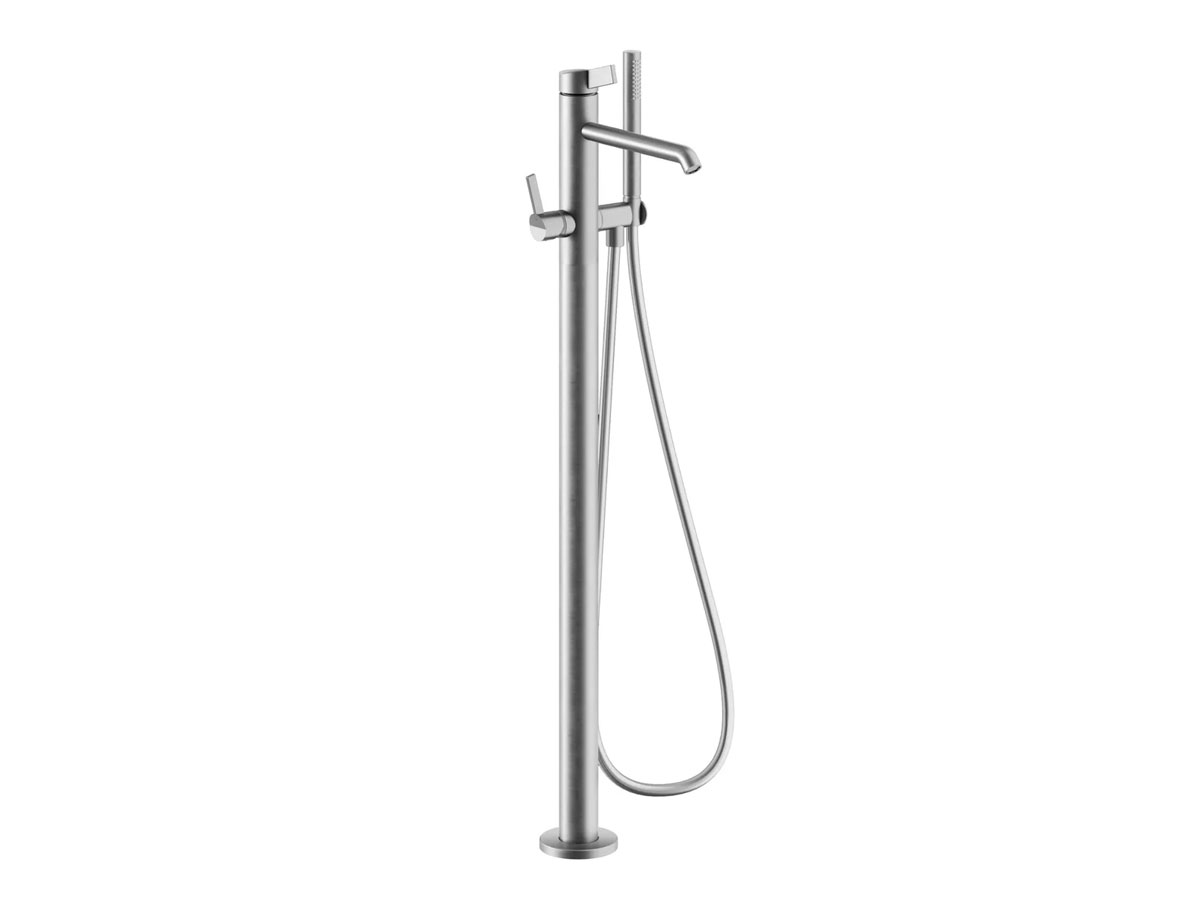 Смеситель для ванны CRISTINA Rubinetterie Piega Inox, напольный