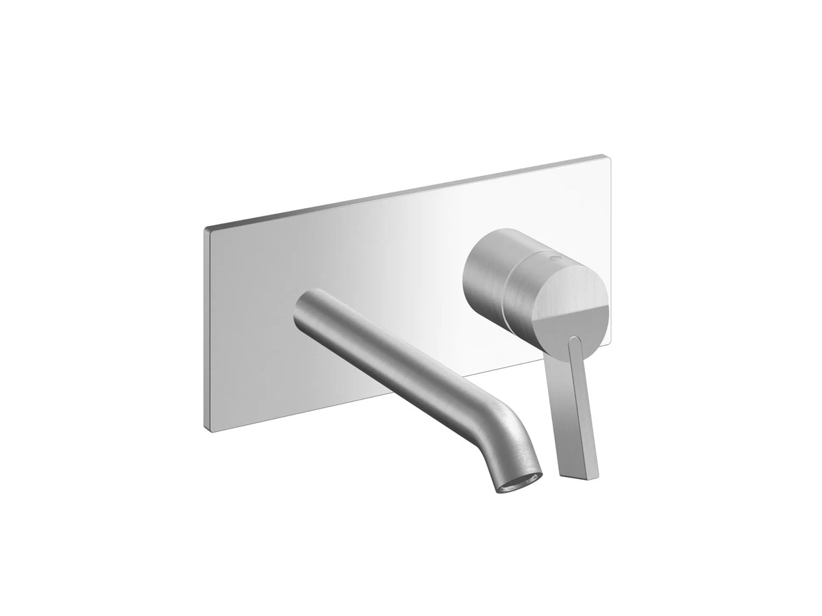 CRISTINA Rubinetterie Piega Stainless Steel Single Wall Mixerinox