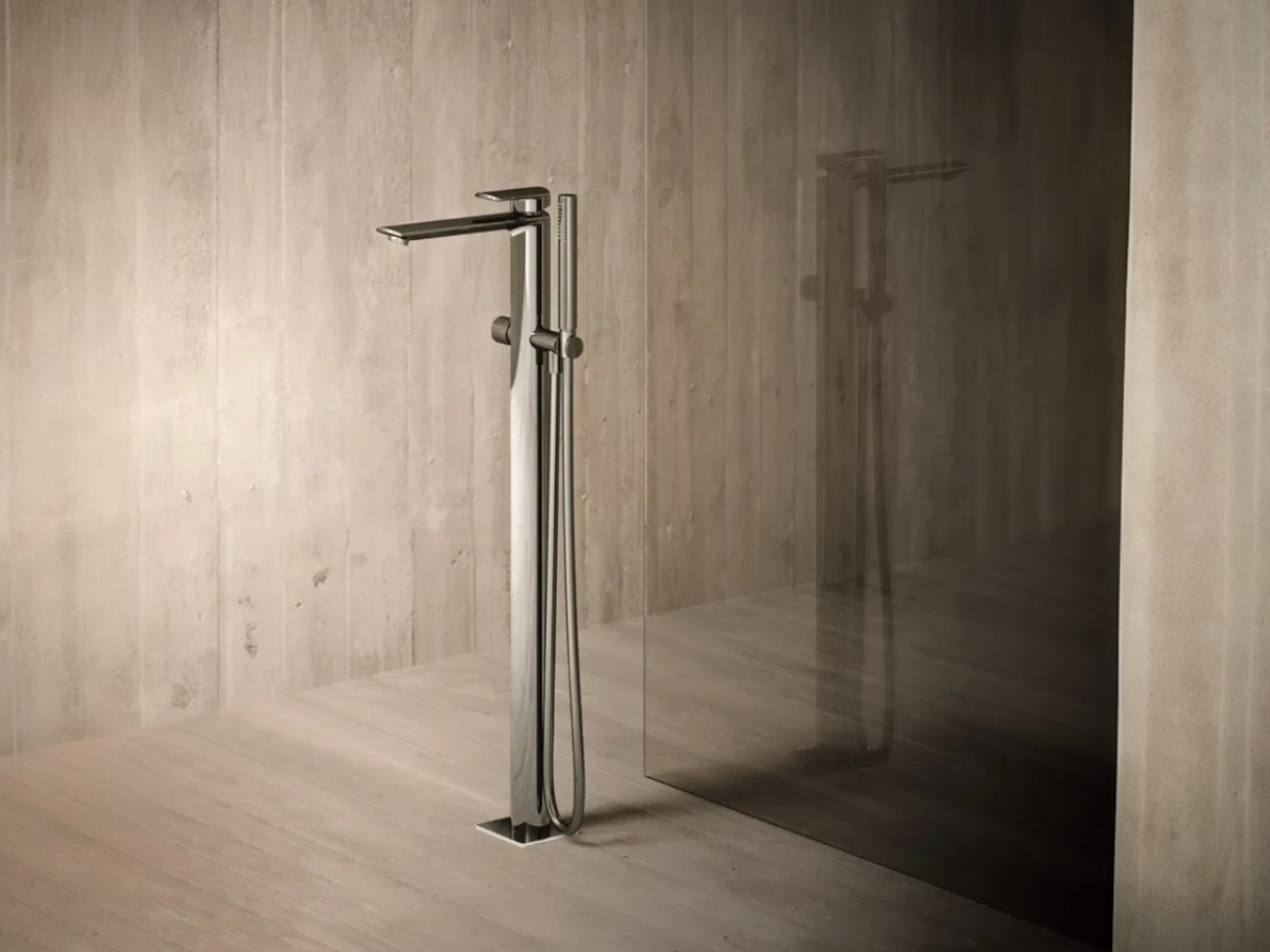 CRISTINA Rubinetterie Profilo Cripf189 Freestanding Basin Mixer