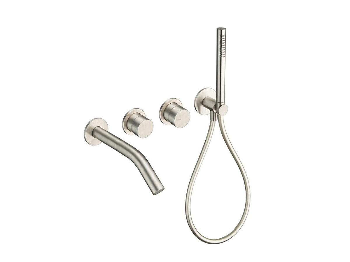 CRISTINA Rubinetterie Sx Stainless Steel Wall Mounted Bathtub Mixer