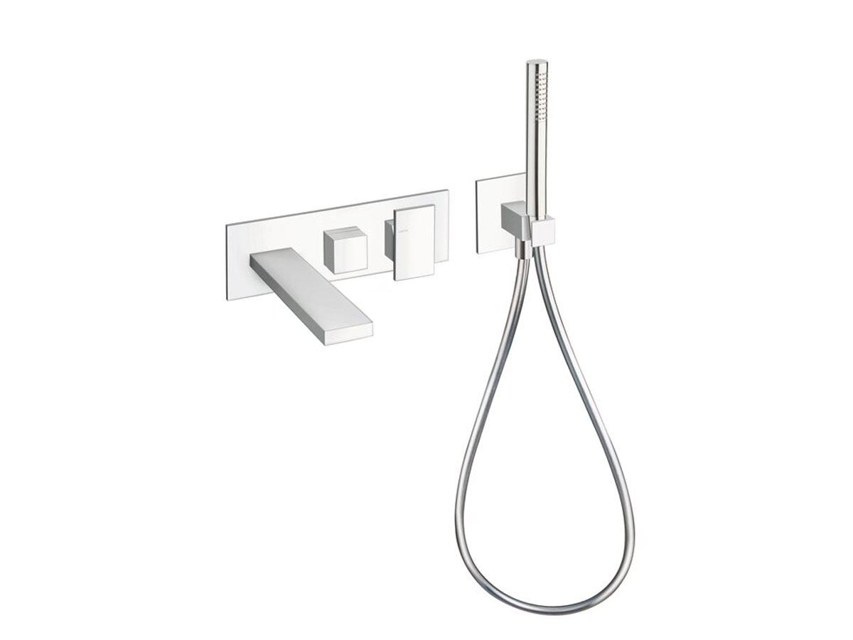 CRISTINA Rubinetterie Tabula Wall Mounted Bathtub Set