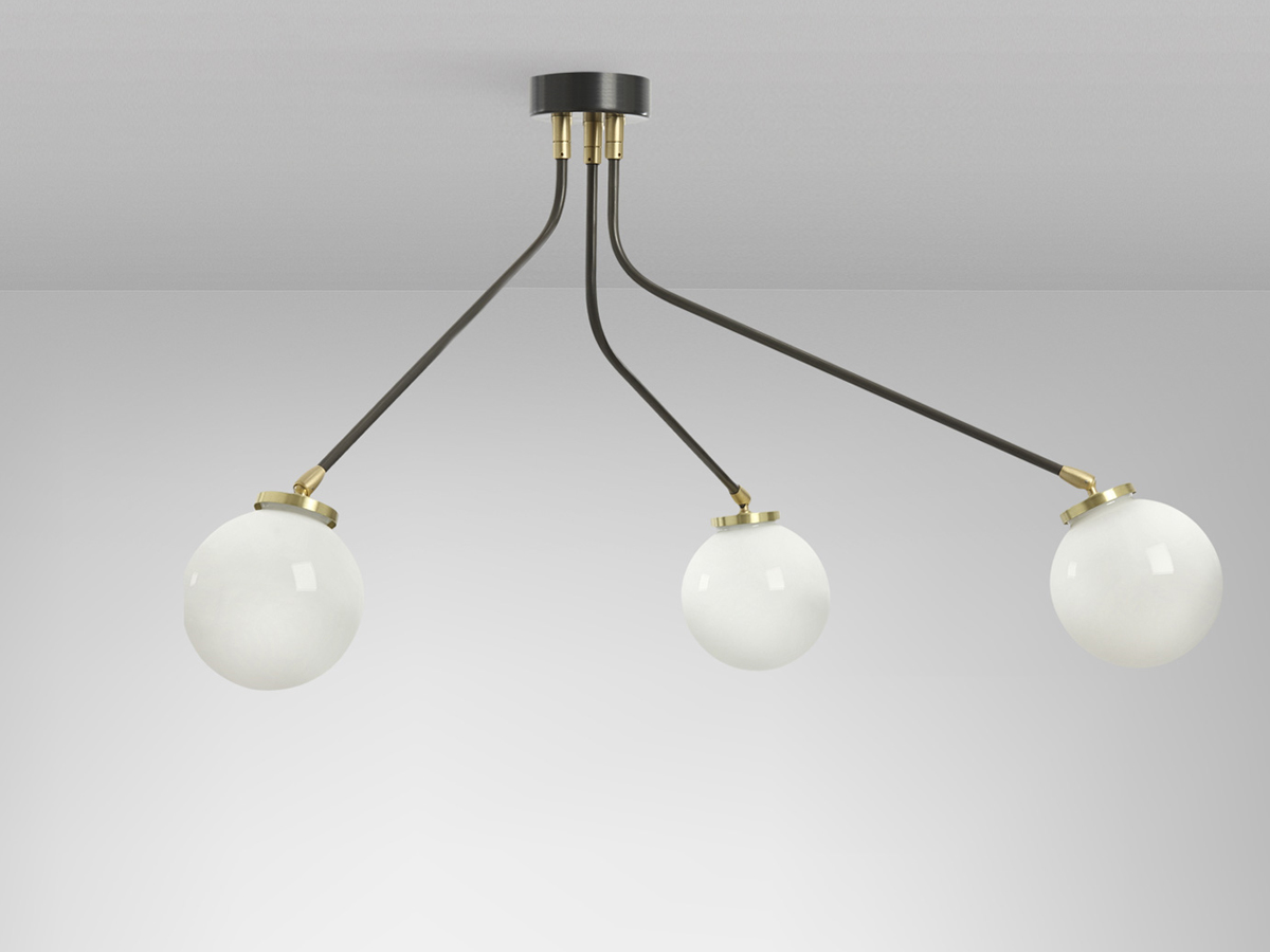CTO Lighting Array Opal Mini Ceiling Lamp