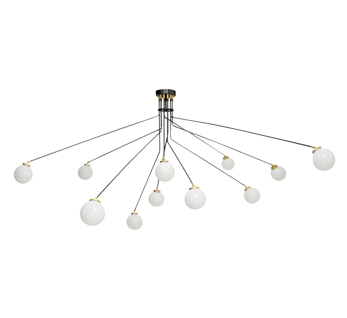 CTO Lighting Array Opal Large Suspension Lamp