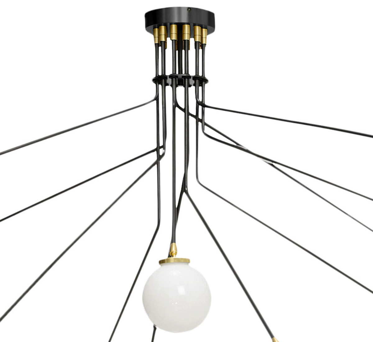 CTO Lighting Array Opal Large Suspension Lamp