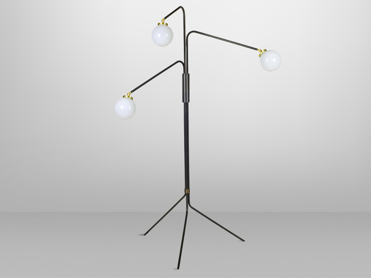 CTO Lighting Array Opal Floor Lamp