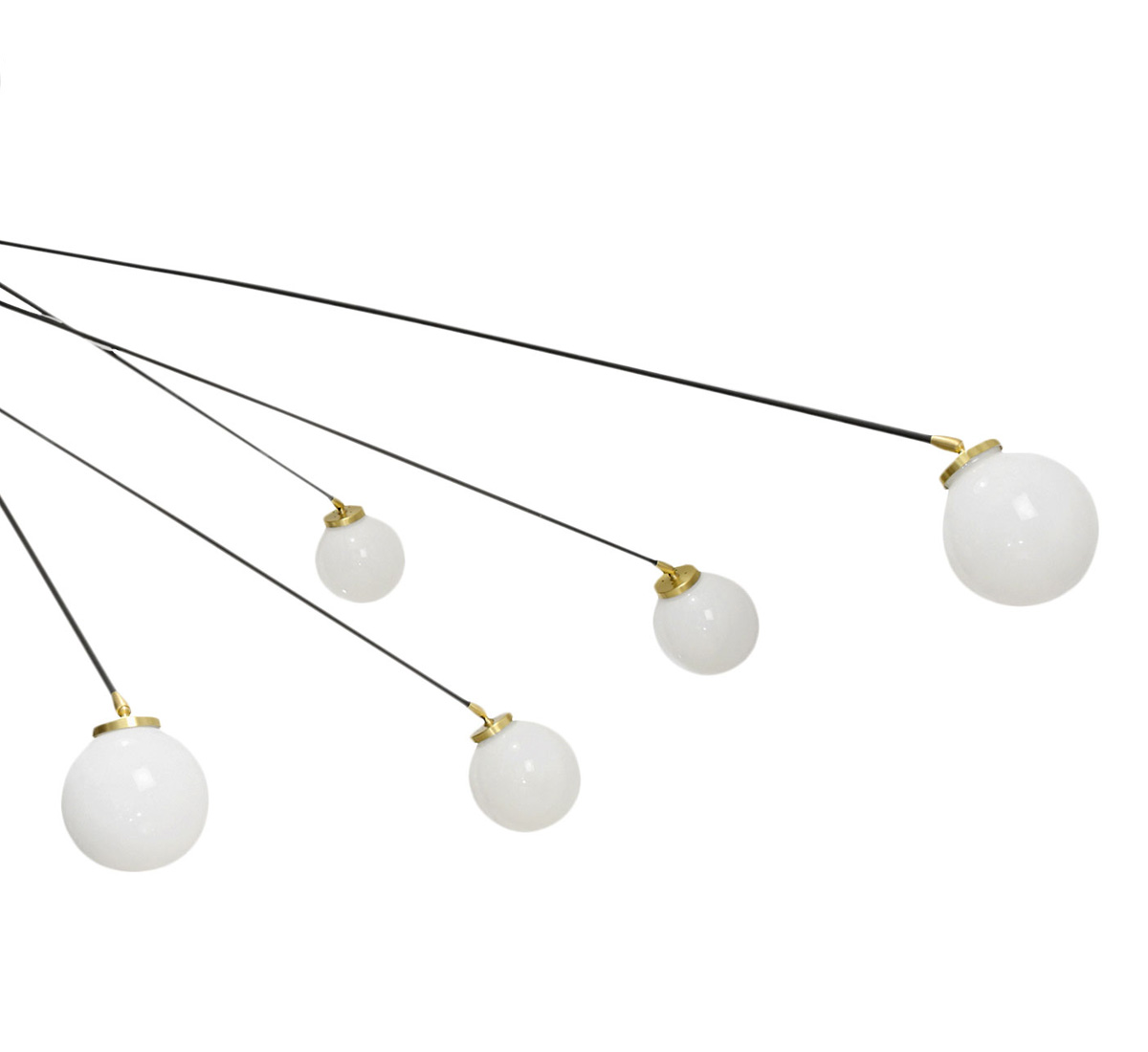 CTO Lighting Array Opal Large Suspension Lamp