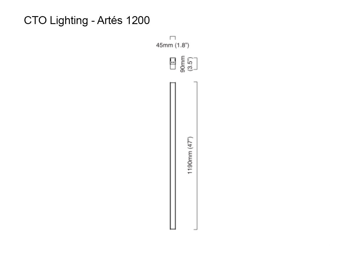 CTO Lighting Artes 1200 Wall Lamp