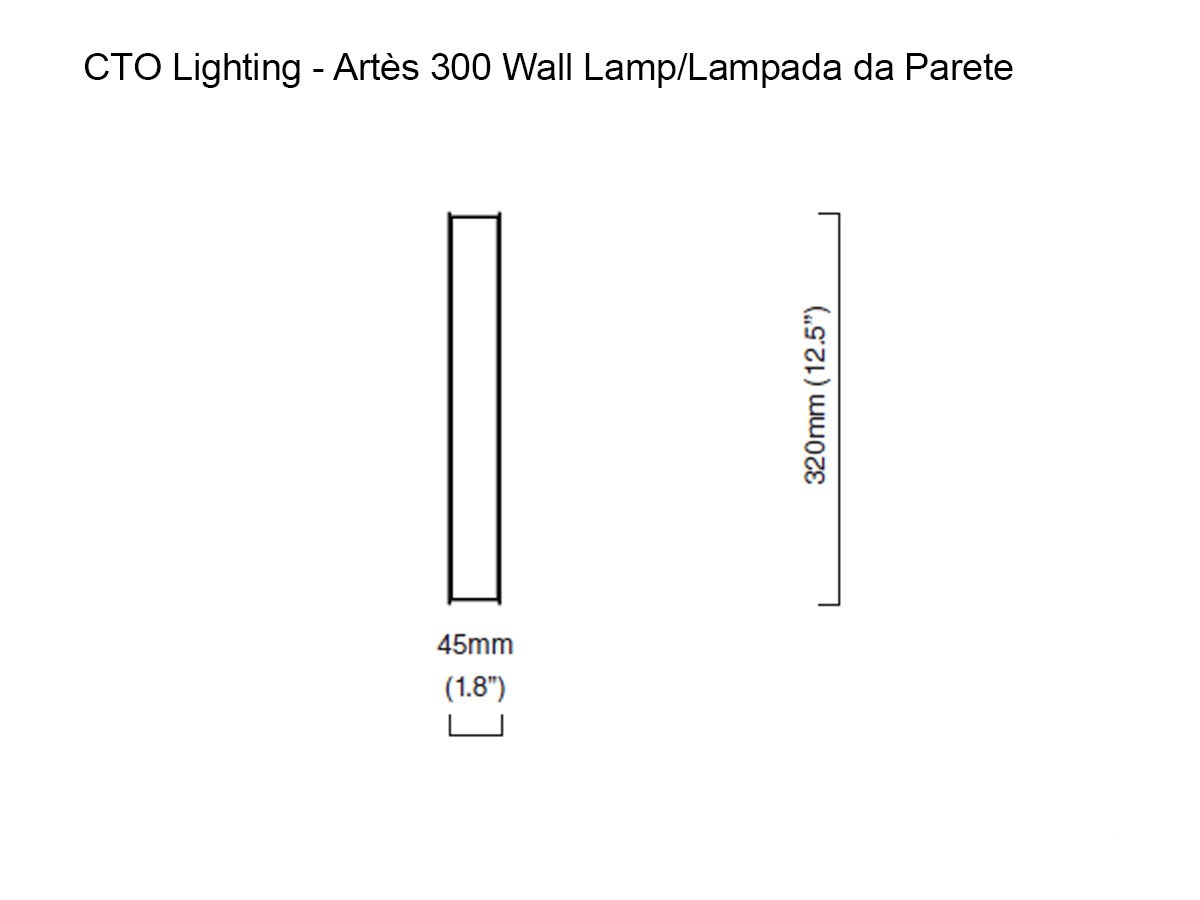 CTO Lighting Artes 300 Wall Lamp