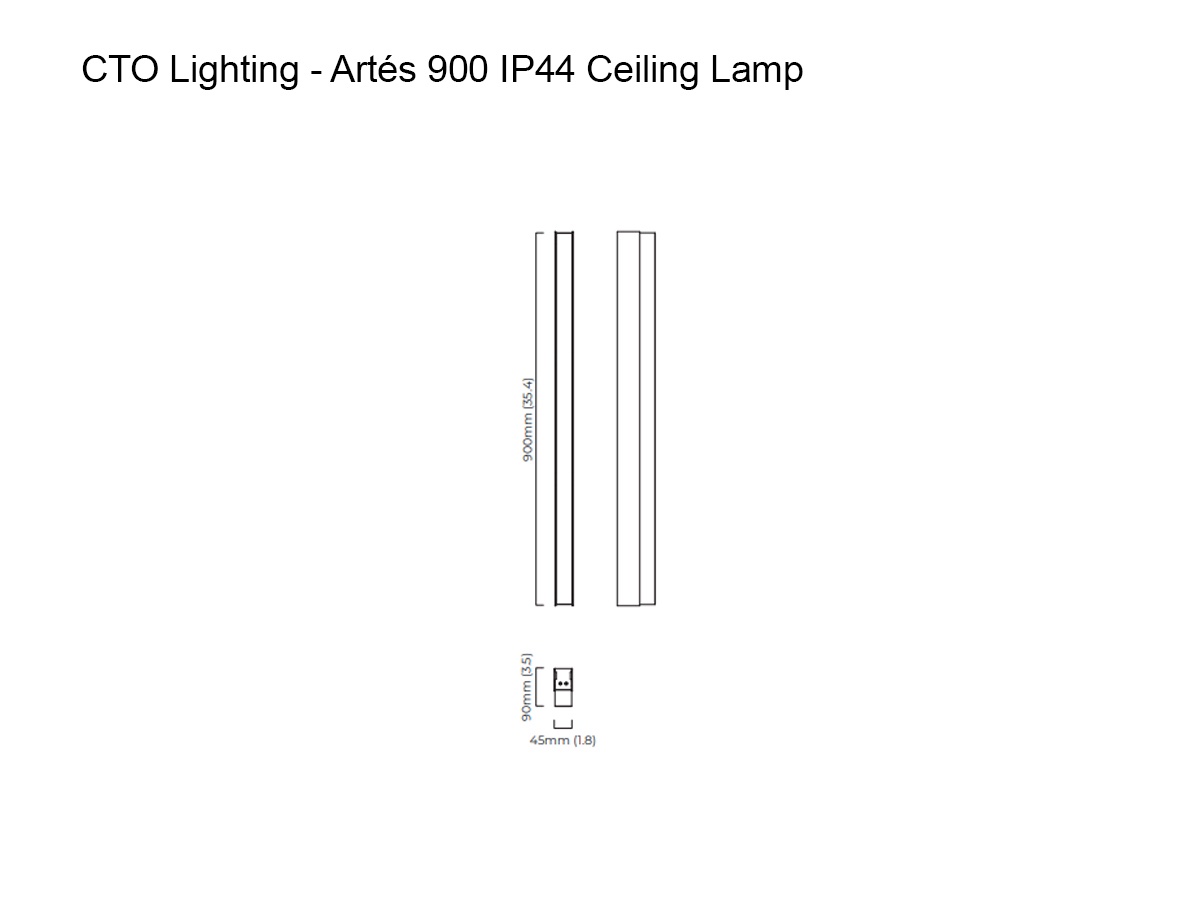 CTO Lighting Artes 900 Ip44 Ceiling Lamp