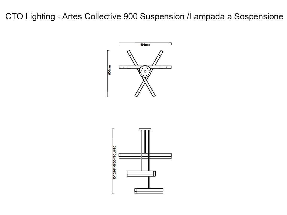 CTO Lighting Artes Collective 900 Suspension Lamp