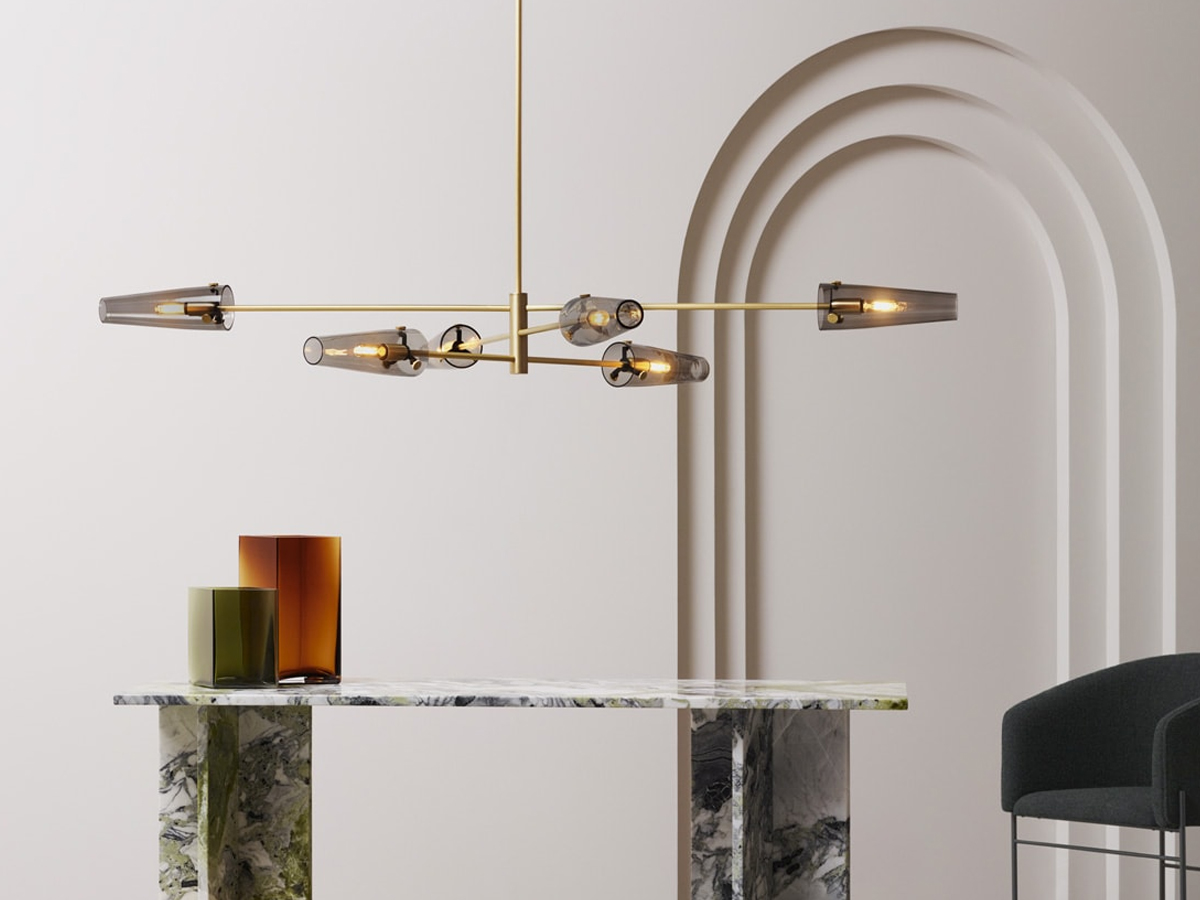 CTO Lighting Axis 6 Suspension Lamp
