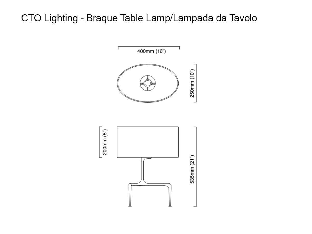 CTO Lighting Braque Table Lamp