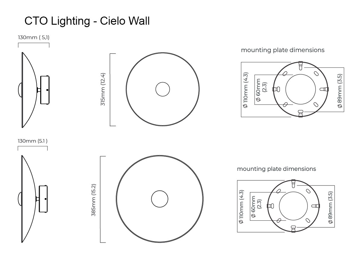 CTO Lighting Cielo Wall Lamp