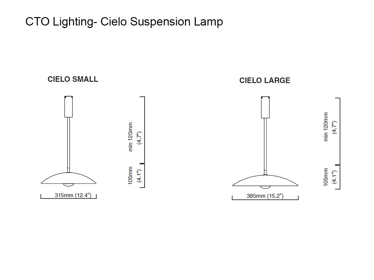 CTO Lighting Cielo Pendant Suspension Lamp