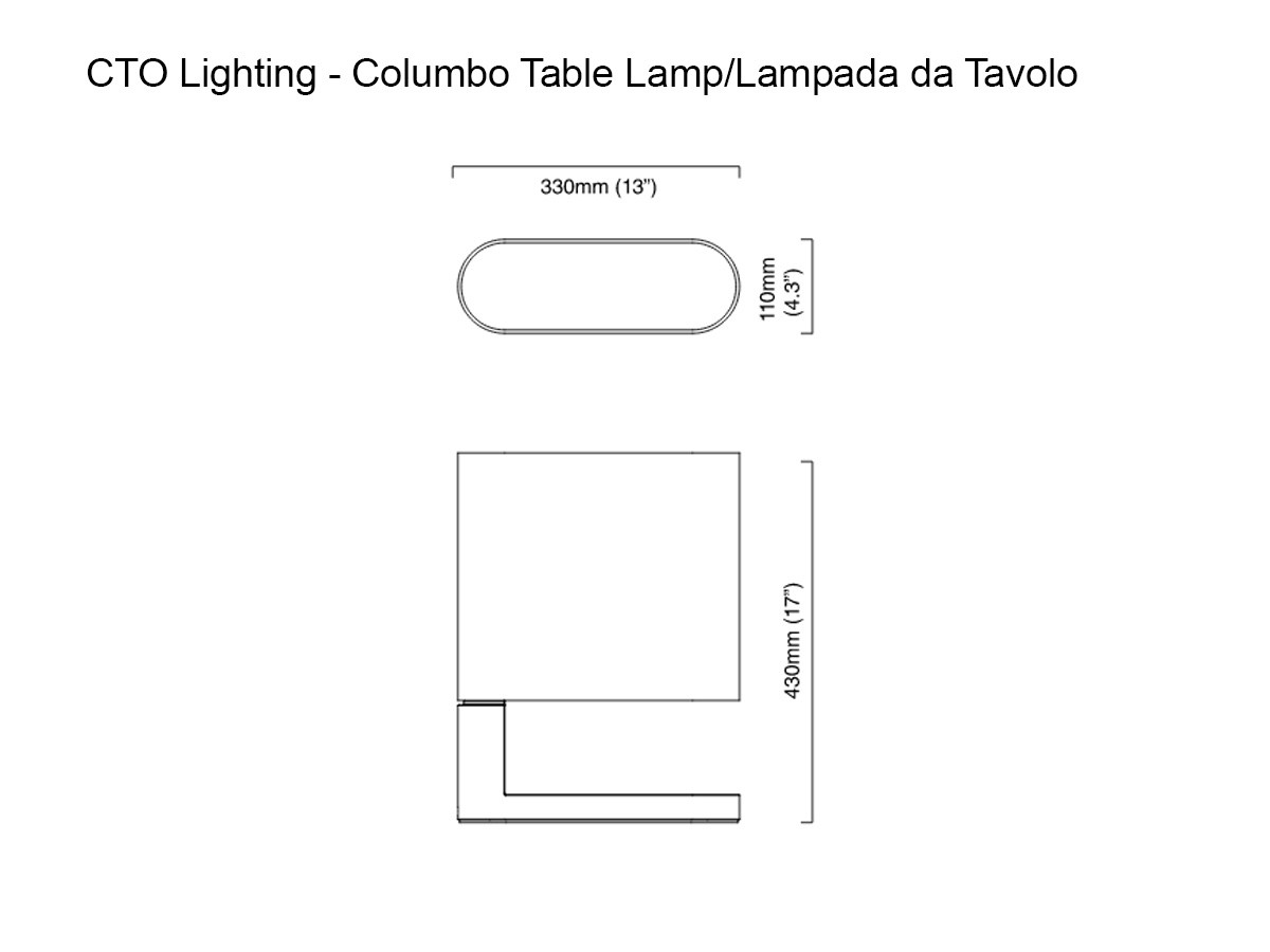 CTO Lighting Columbo Table Lamp