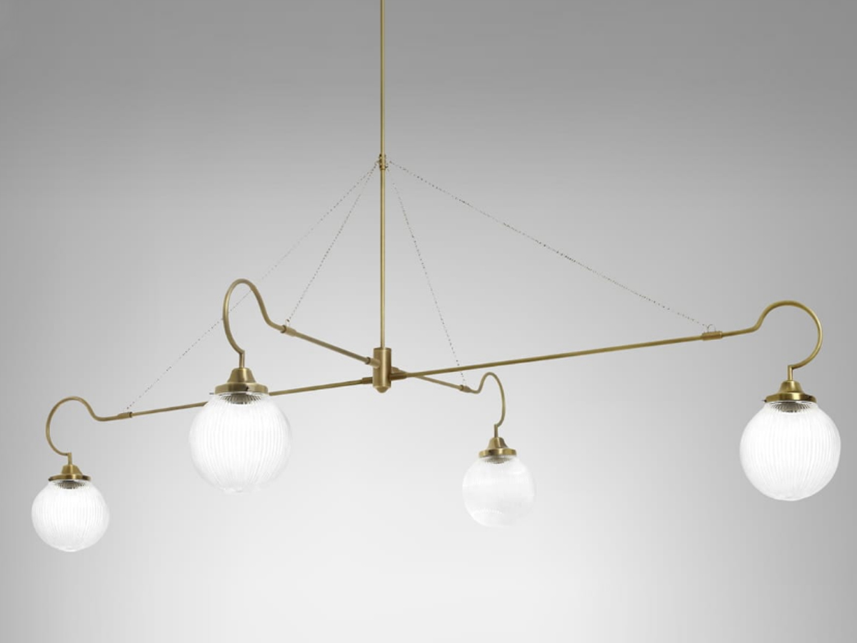 CTO Lighting Floren Four Arm Suspension Lamp