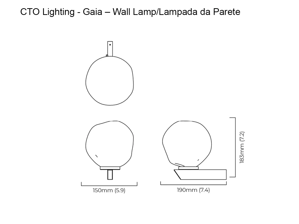 CTO Lighting Gaia Wall Lamp