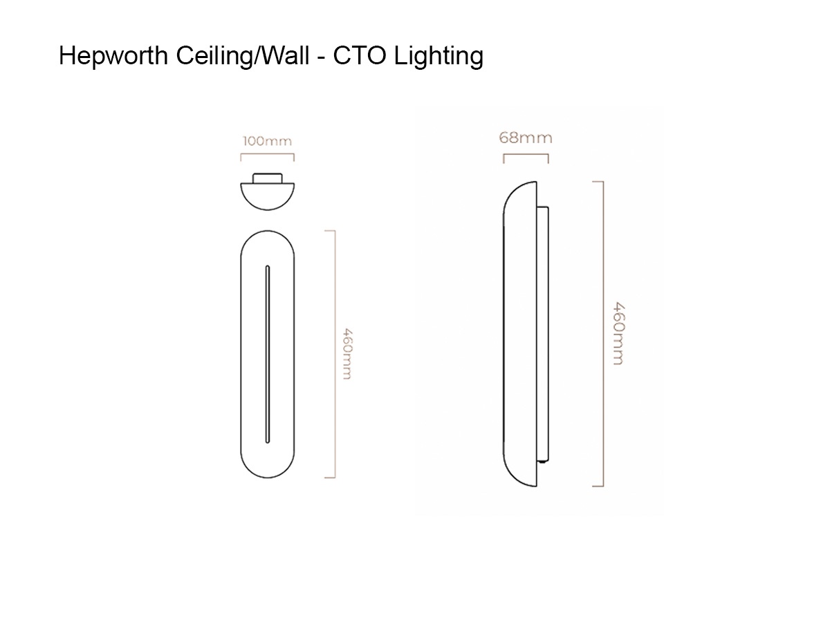 CTO Lighting Hepworth Ceiling Wall Ip44