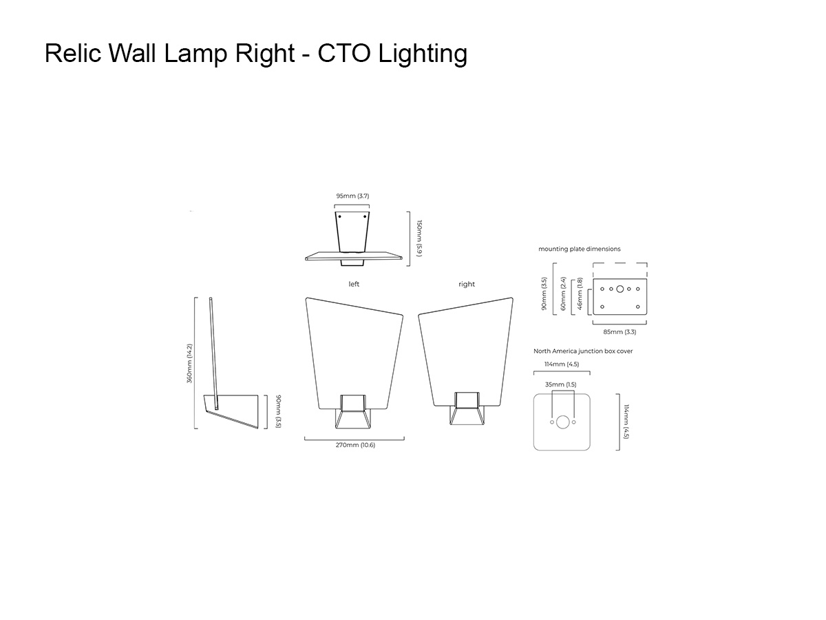 CTO Lighting Relic Wall Lamp Right