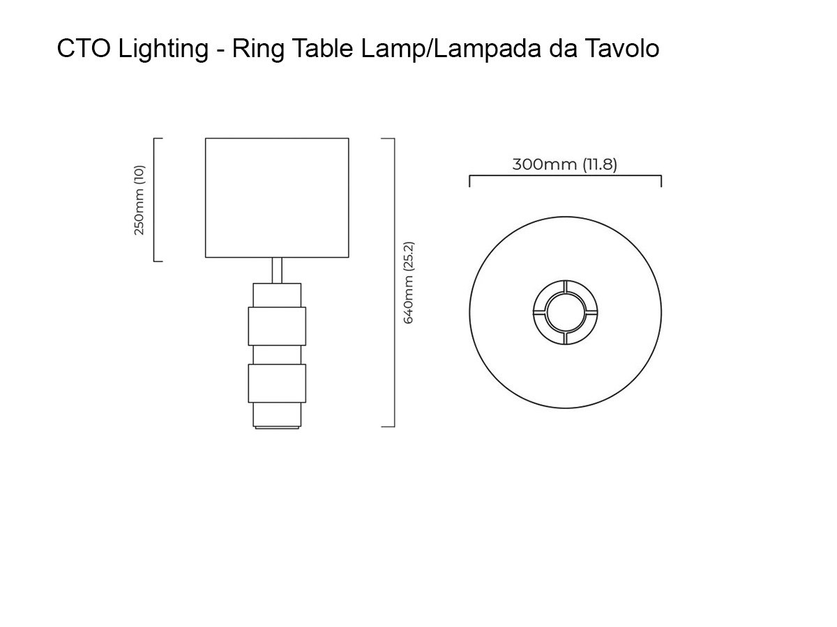 CTO Lighting Ring Table Lamp