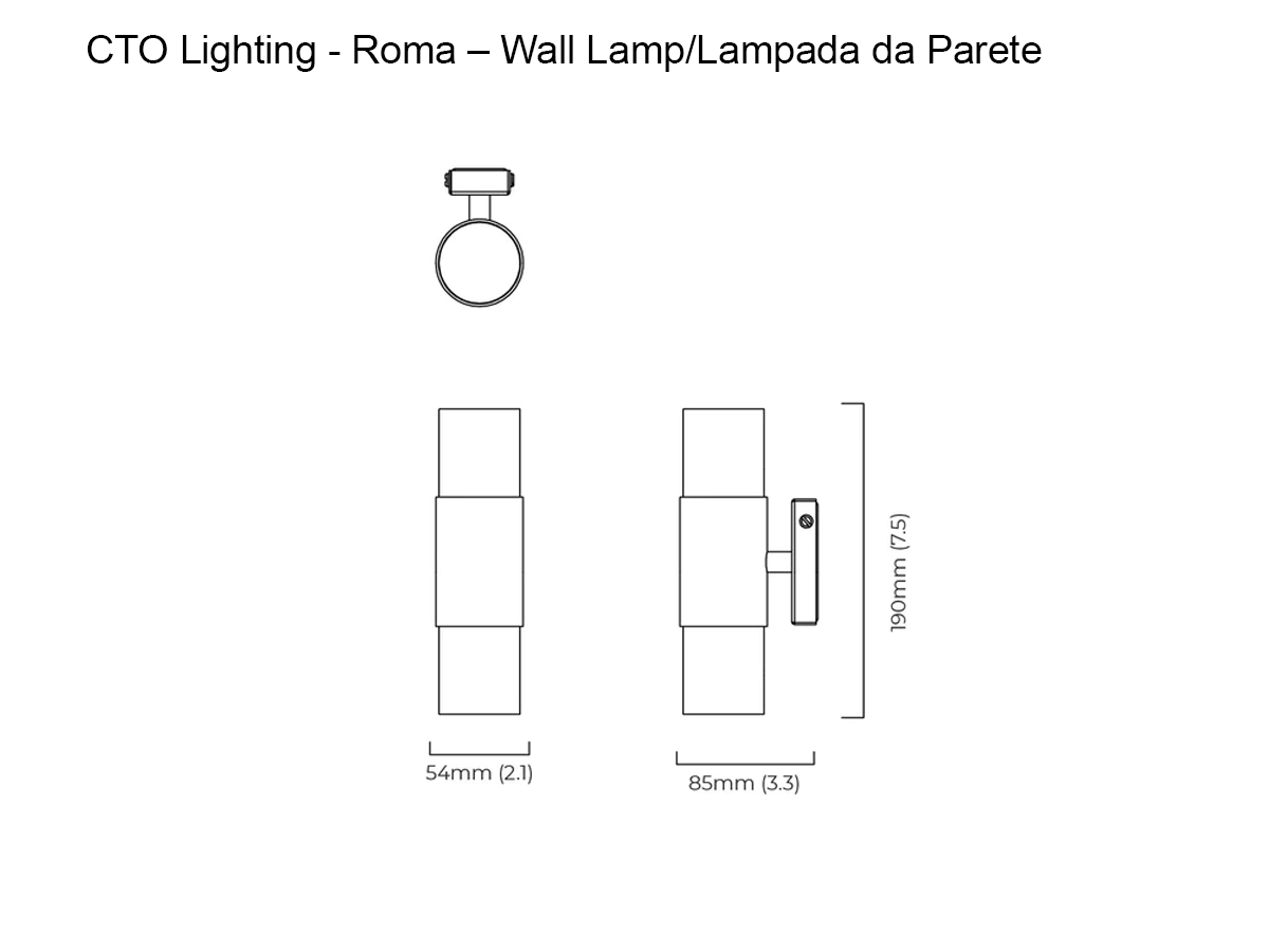 CTO Lighting Roma Wall Lamp