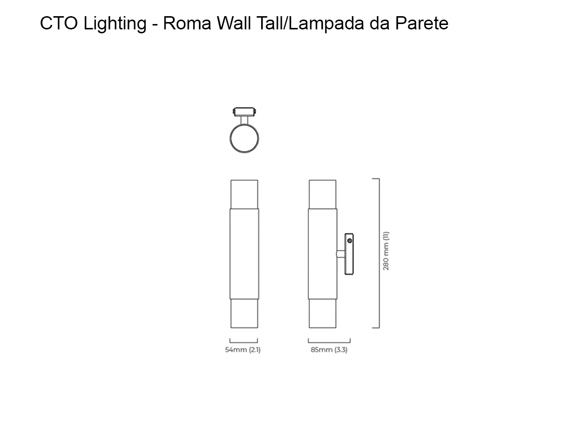 CTO Lighting Roma Wall Tall