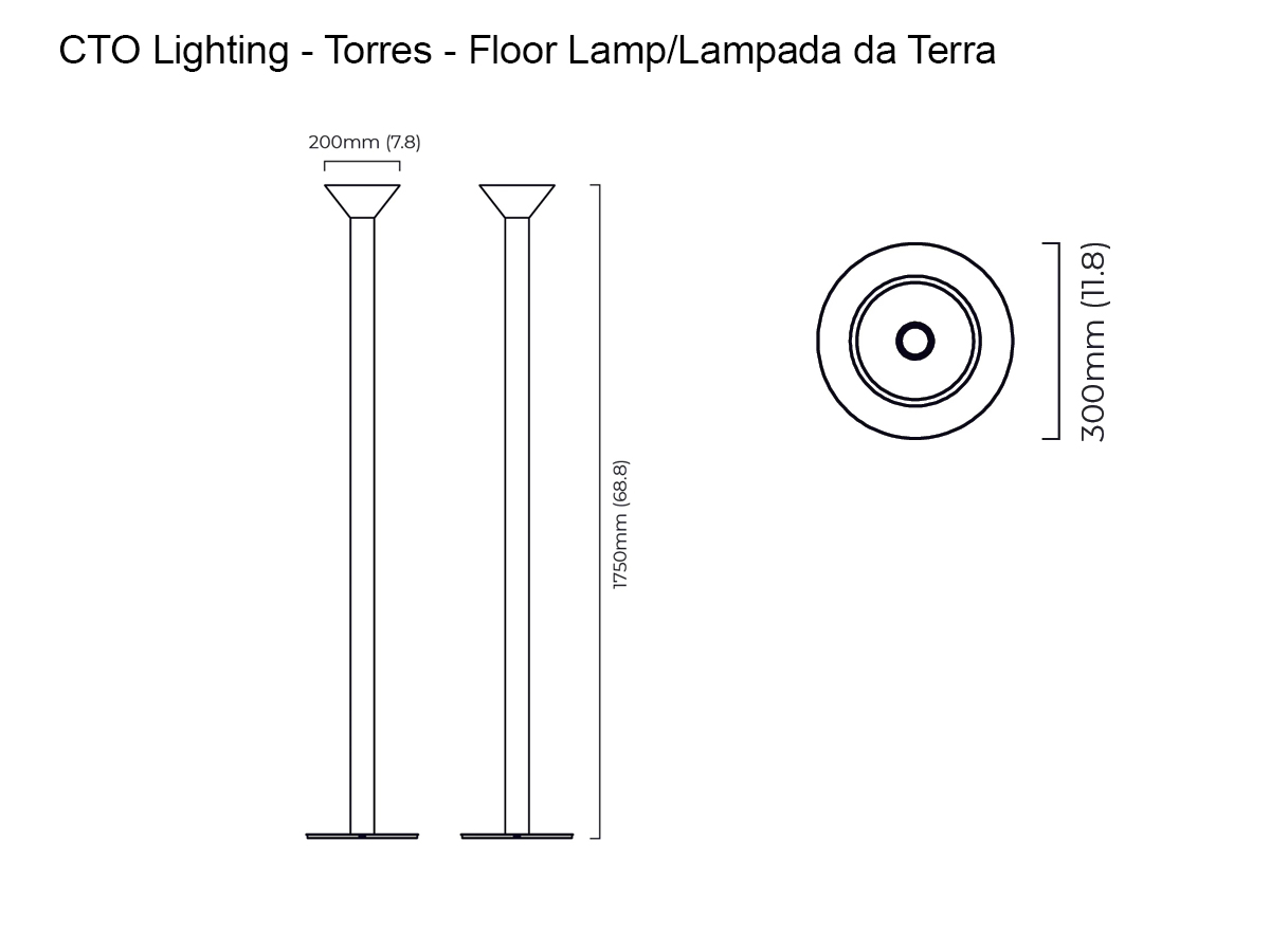 CTO Lighting Torres Floor Lamp