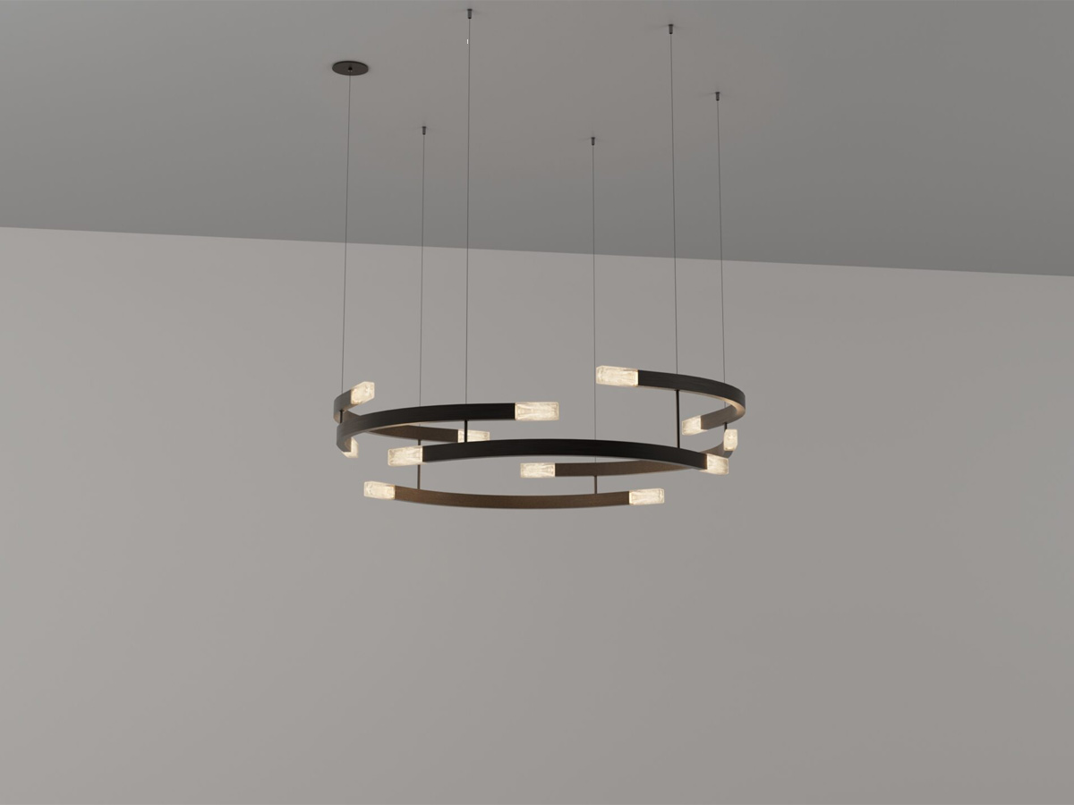 CTO Lighting Trace Circular Suspension Lamp