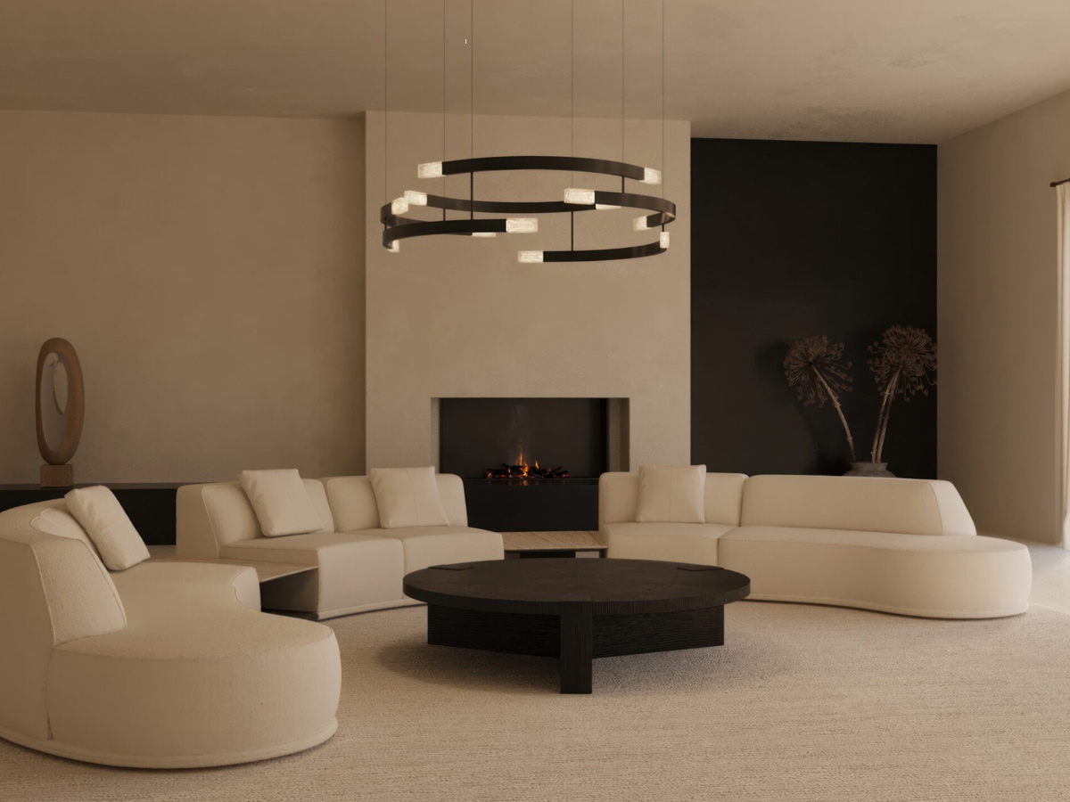 CTO Lighting Trace Circular Suspension Lamp