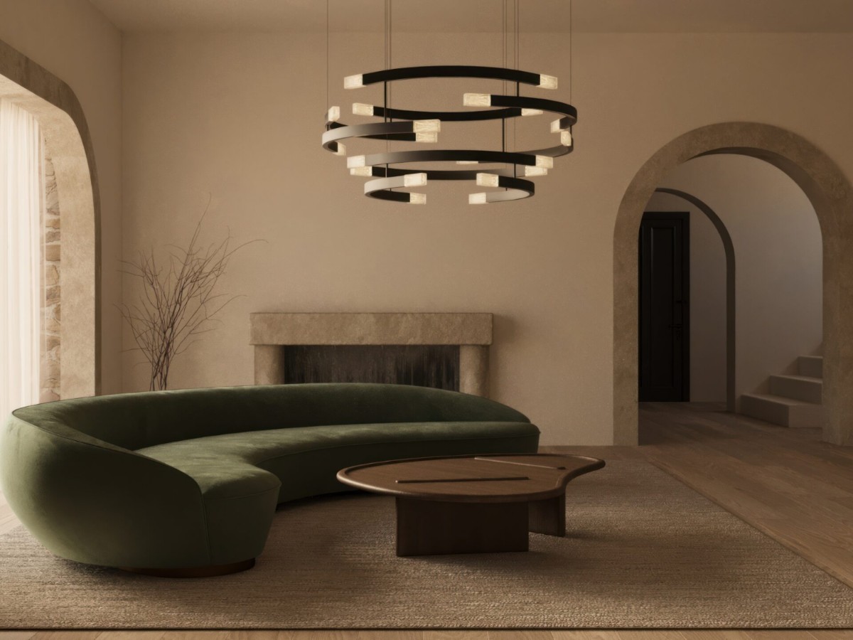 CTO Lighting Trace Circular Halo Chandelier
