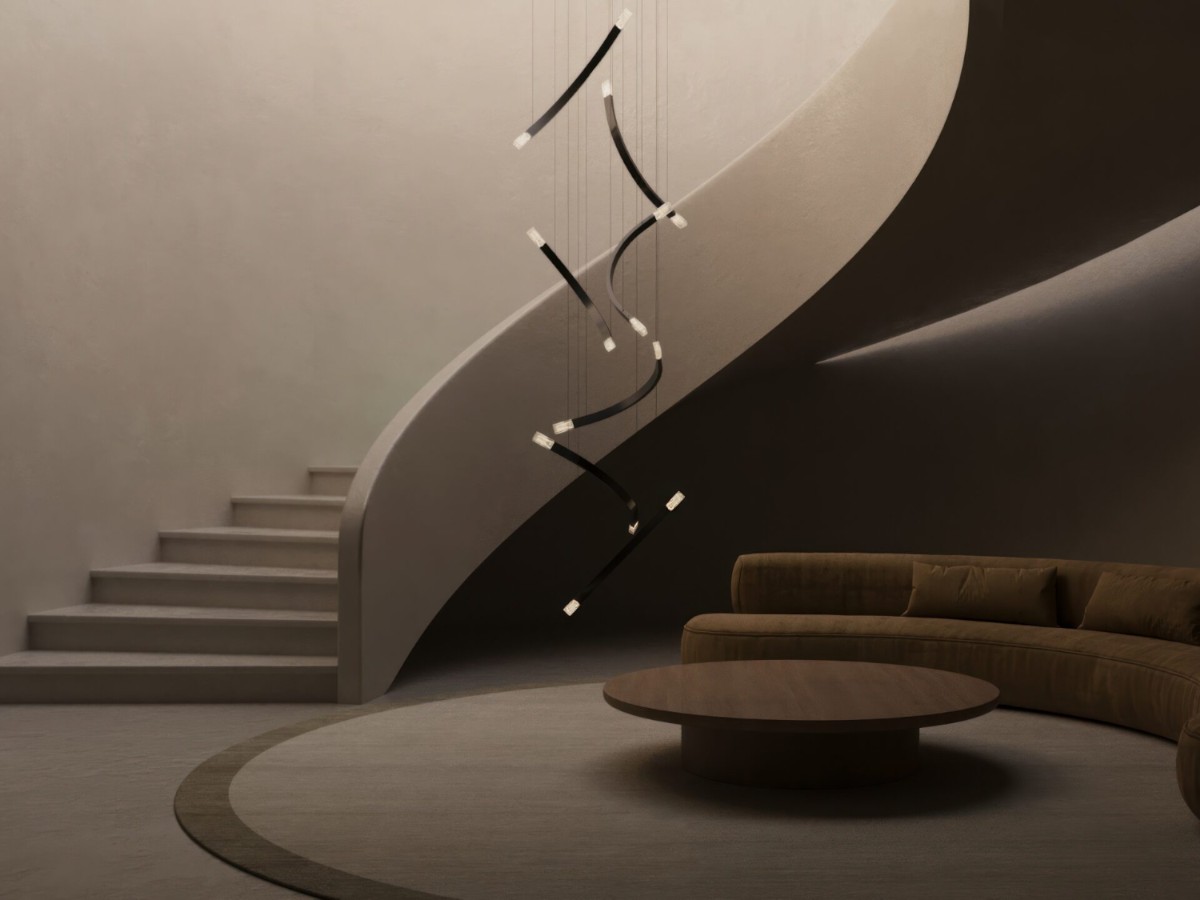 CTO Lighting Trace Free Fall 7 Chandelier