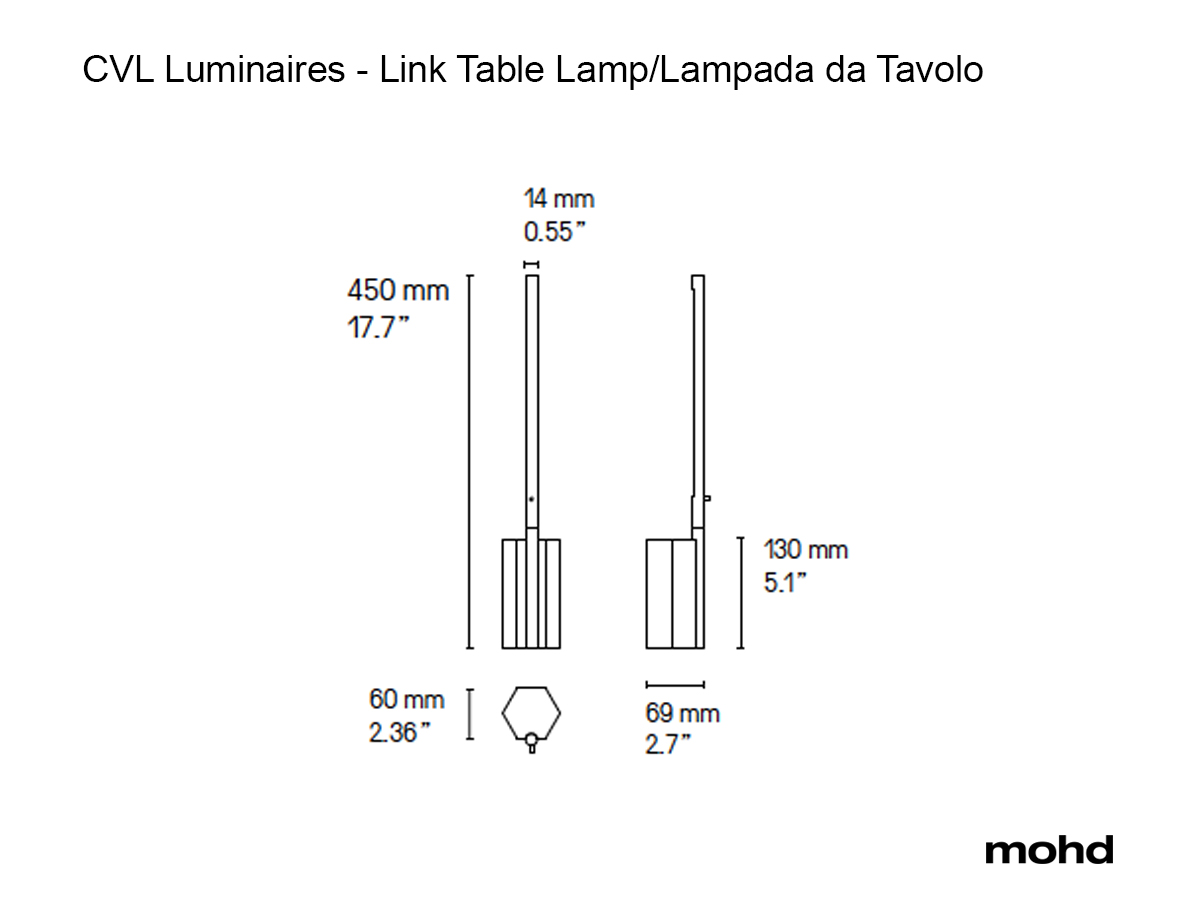 Настольная лампа CVL Luminaires Link