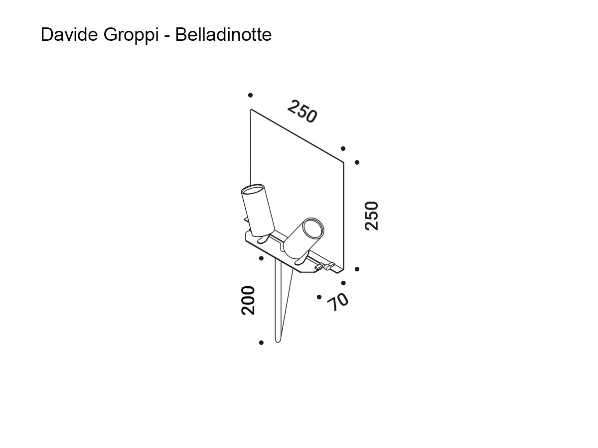 Davide Groppi Belladinotte Floor Lamp Outdoor