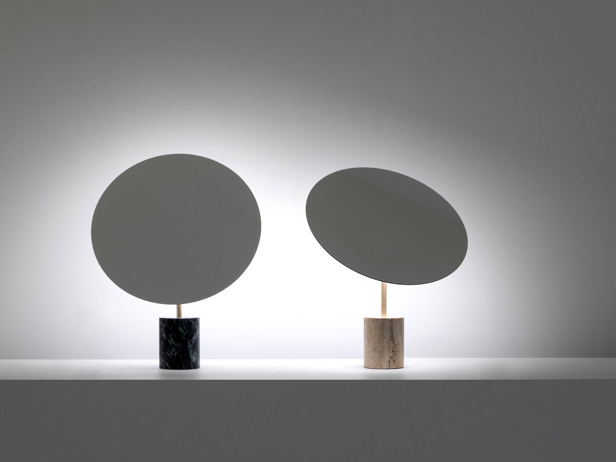 Davide Groppi Calvino Table Lamp Marble Base