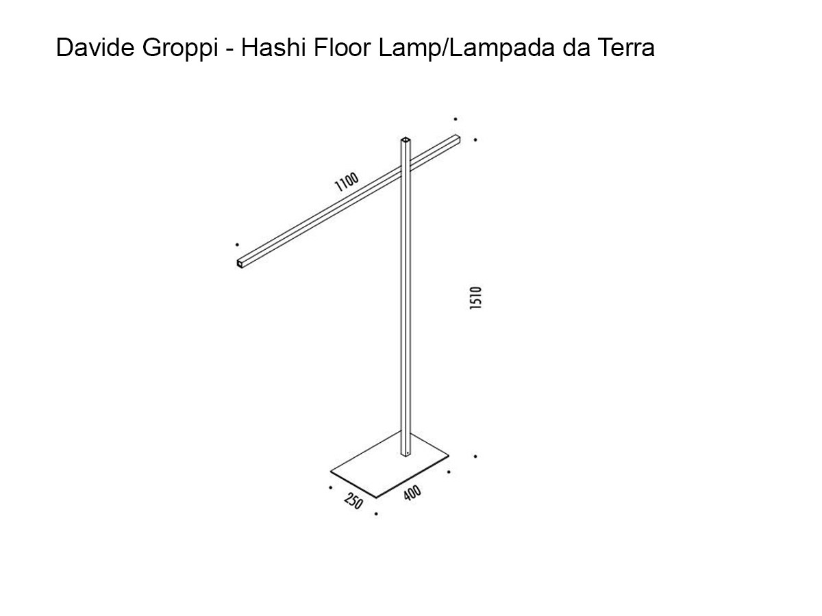 Davide Groppi Hashi Floor Lamp